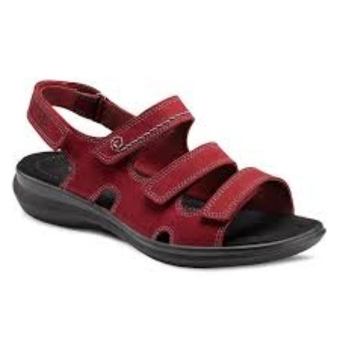 Women ecco sandals burgundy - ecco,
