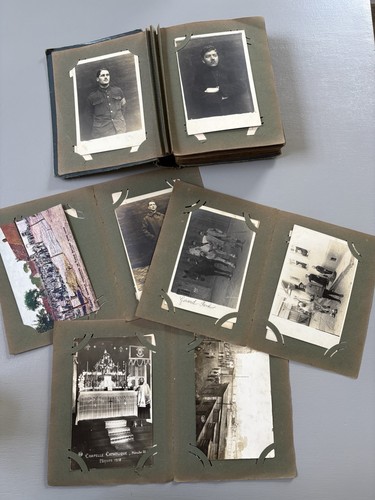 Wwi postcard album - wwi,