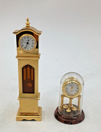Quartz miniature brass gold - miniature,