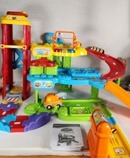 Vtech Go Go Smart Wheels Park & Learn Deluxe Garage Play Set W/ Town Truck