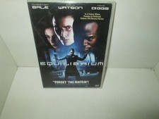 EQUILIBRIUM 1990s Sci-Fi dvd CHRISTIAN BALE Taye Diggs MINT 