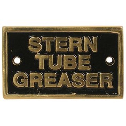 Brass stern tube greaser - stern,