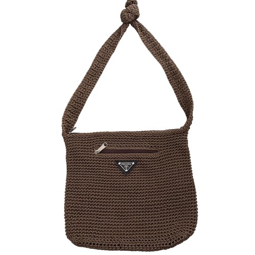 Prada vintage crochet shoulder - prada,