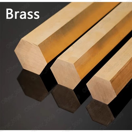 C28000 brass hexagonal rods - hexagonal,