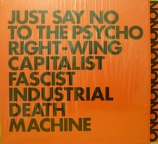 GNOD Just Say No To The Psycho Right-Wing... Red/Black LP Rocket NM UK 2018