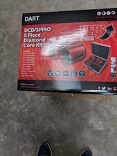 Dart 5 piece diamond core drill set - New
