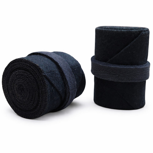 Ww1 military puttees black - military,