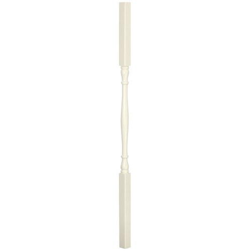 Edwardian stair spindles white - spindles,