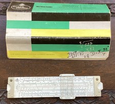 Faber Castell Novo- Duplex No 2/83 German Precision Slide Rule  Instructions 