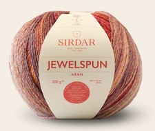 Sirdar Jewelspun Aran 200g - 855 Sunstone Amber