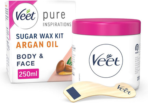 Veet hot wax kit 250ml - 250ml, –