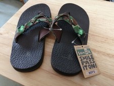 Sanuk Boys Camouflage Flip
