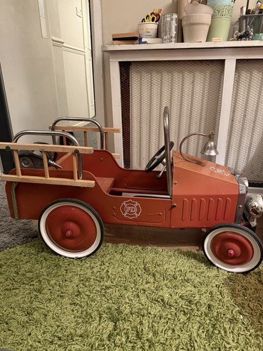 Vintage style pedal car fire - vintage-style,