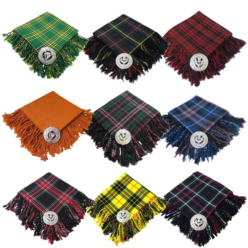 Scottish kilt fly plaid 48x48 - scottish,