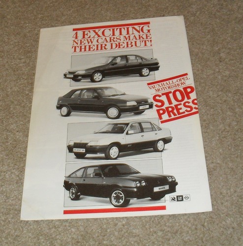 Vauxhall promotional brochure - vauxhall,