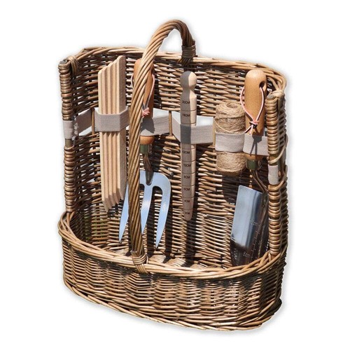 Wicker woven garden - tool, set