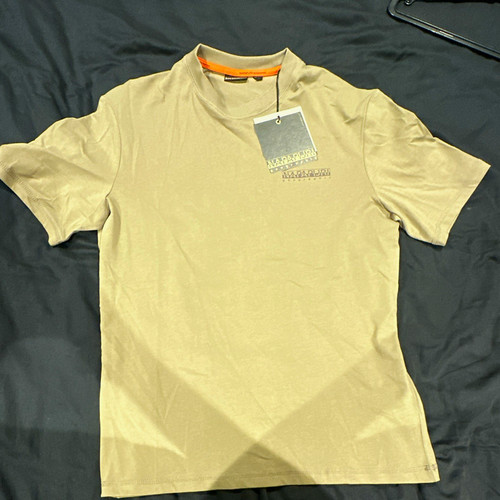 Napapijri men beige logo - napapijri,