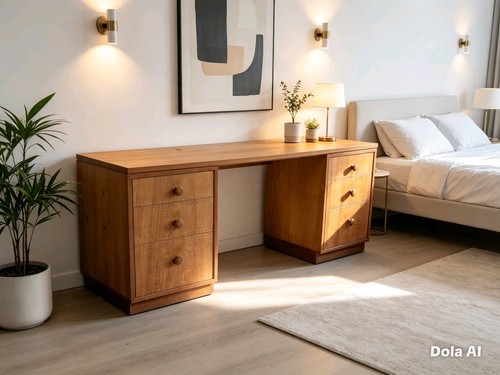 Vanson teak desk dressing - vanson,