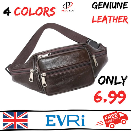 Large real leather bum waist - leather,