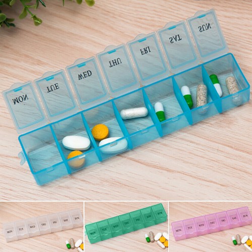 Day pill box holder tablet - holder,