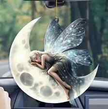 Fairy On Moon Acrylic Hanging