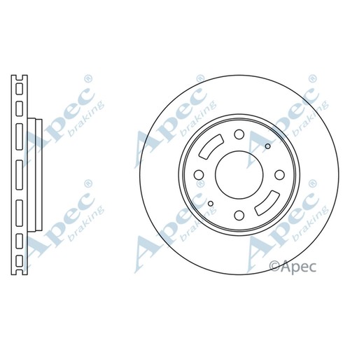 Brake discs vented - brake,