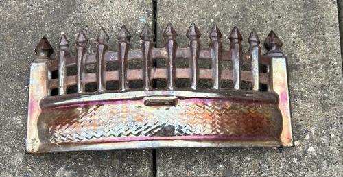 Vintage fireplace fret guard - fireplace, fret/guard