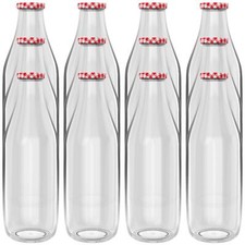 HEFTMAN Glass Milk Bottles