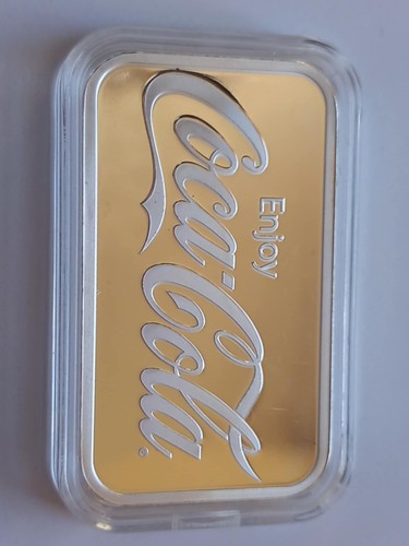 Coca cola silver 1oz - coca,