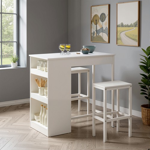 3pcs breakfast bar table and - 3pcs,