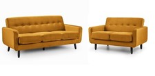 Mustard Velvet Sofas - 3+2