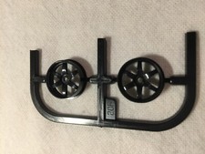 KYOSHO DNANO BLACK FRONT WHEEL RIM SET 20F (2pcs) DNH001BK-20F