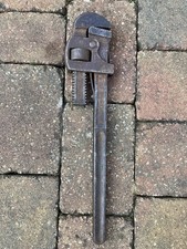 Vintage 18" Record Stilsons Pipe Wrenches – Made in England – Heavy Duty