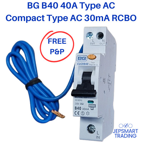 B40 40a rcbo 30ma - 40a,