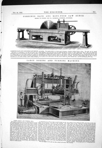 Old 1885 combined saw bench - 1885,