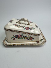 Losol Ware Keeling Co Burslem Cheese Butter Lidded Dish