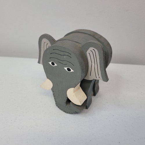 Vintage hand painted wooden - hand,