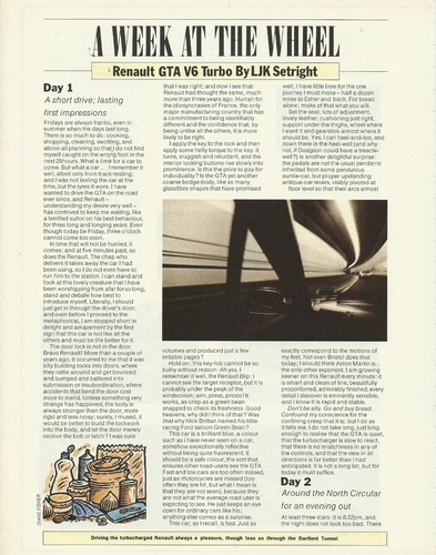 Renault gta turbo original - gta, v6