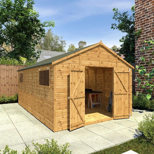 16x10 wooden garden shed - wooden,