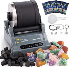 National Geographic Hobby Rock Tumbler Kit Complete STEM Rock Polishing Set