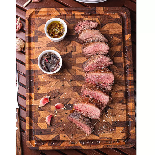 Tramontina end grain teak wood - tramontina,
