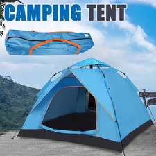 Full Automatic Instant Pop Up 3~4 Man Camping Tent Family Outdoor Hiking Shelter