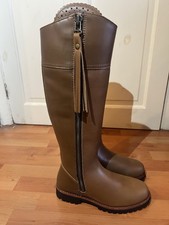 Fairfax And Favor Explorer Oak Boots Size 6 Narrow Fit