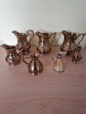 7 Various Wade Lustre Jugs