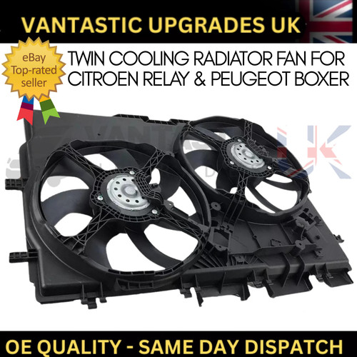 Twin cooling radiator fan for - twin,