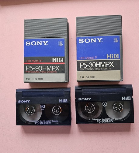 Sony hi8 video cassette x - sony,
