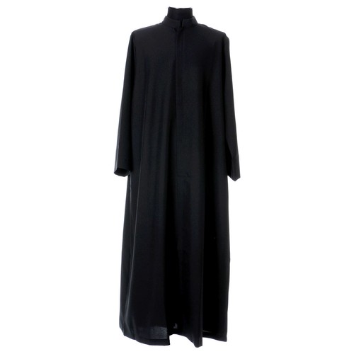 Cassock with concealed - , zipper