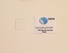 FOR FRANCK Frank MULLER WATCH PART 21mm X 21mm X 1mm LADIES GLASS CRYSTAL C87H