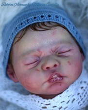Cuddle Baby Doll Enny By Elisa Marx Reborn Asleep Sleeping Newborn Boy Realistic