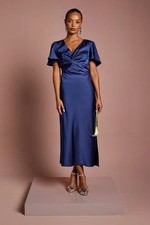 Oasis Navy Bridesmaid Dress